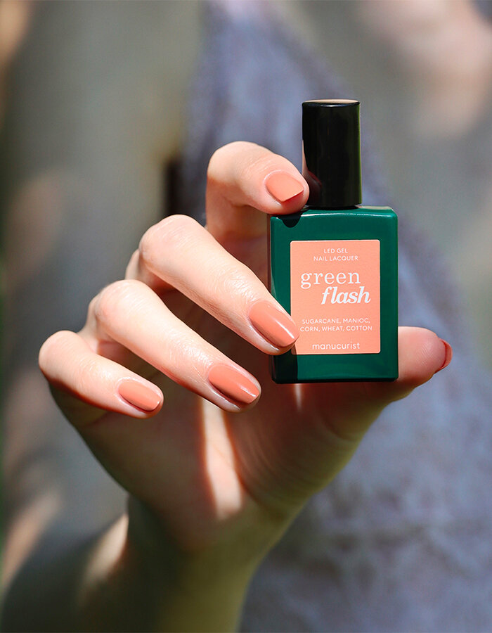 Manucurist Green Flash LED polish gel Peach 15 ml