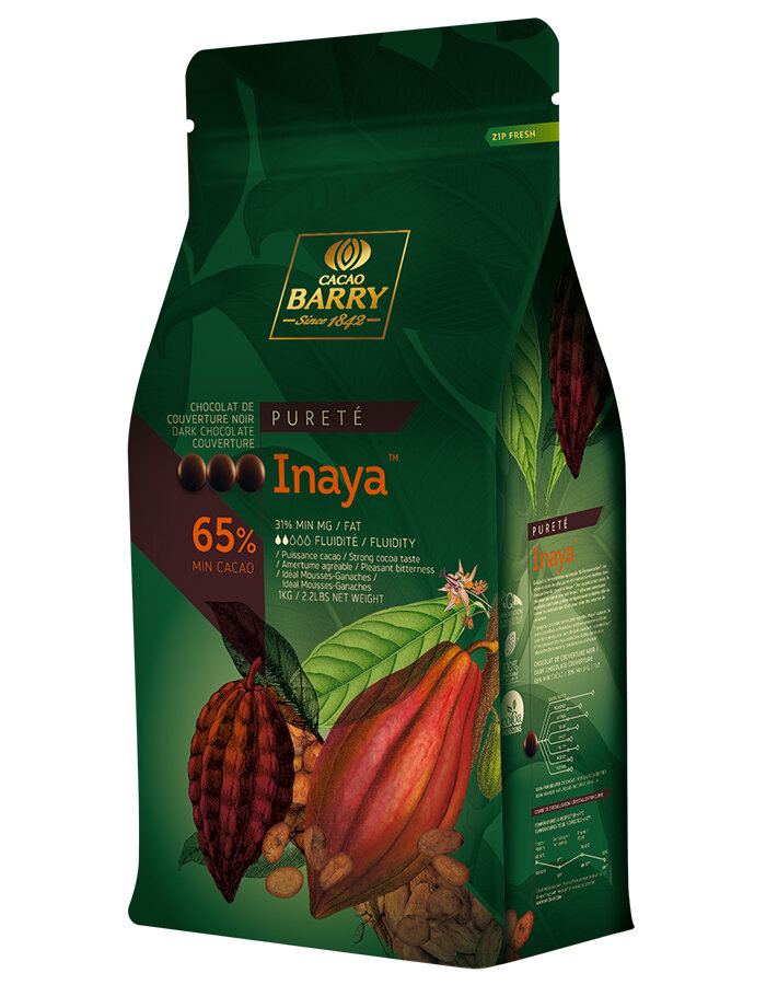 Čokoláda INAYA 65% 1 kg Cacao Barry