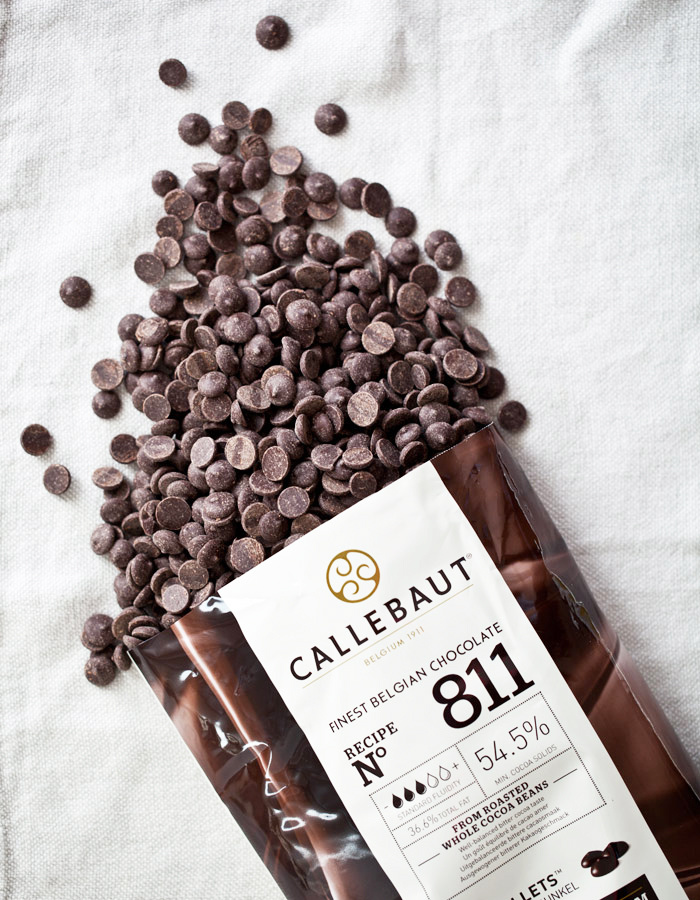 Hořká čokoláda Callebaut 54,5 % 2,5 kg