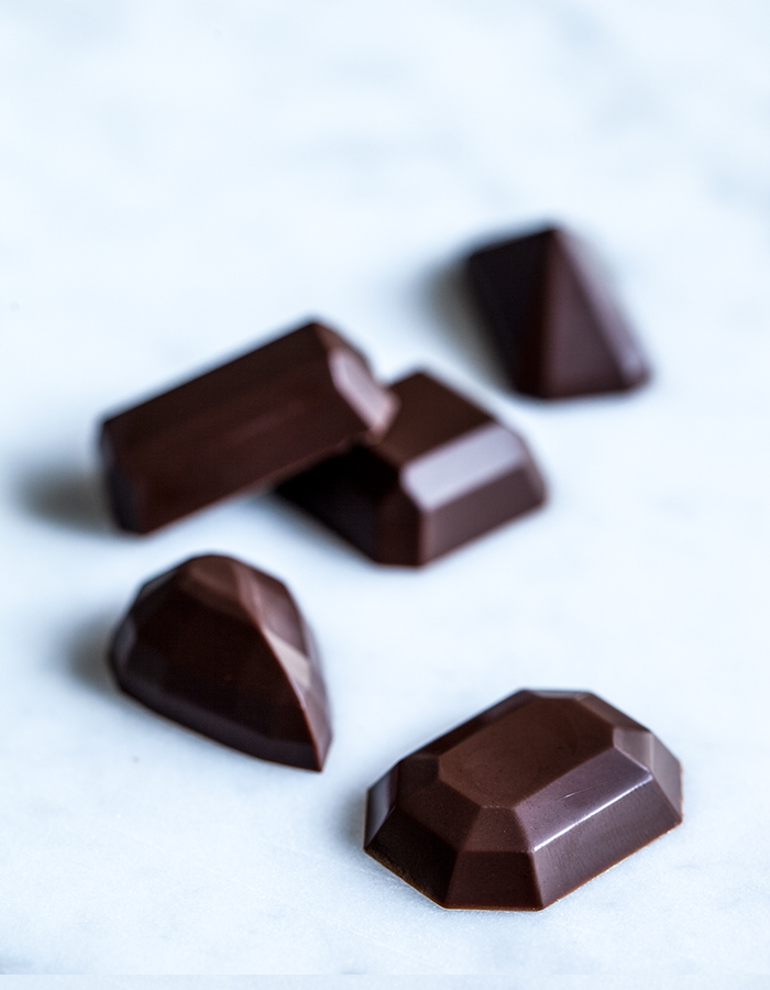 Form for pralines "Collection of 4 jewels"
