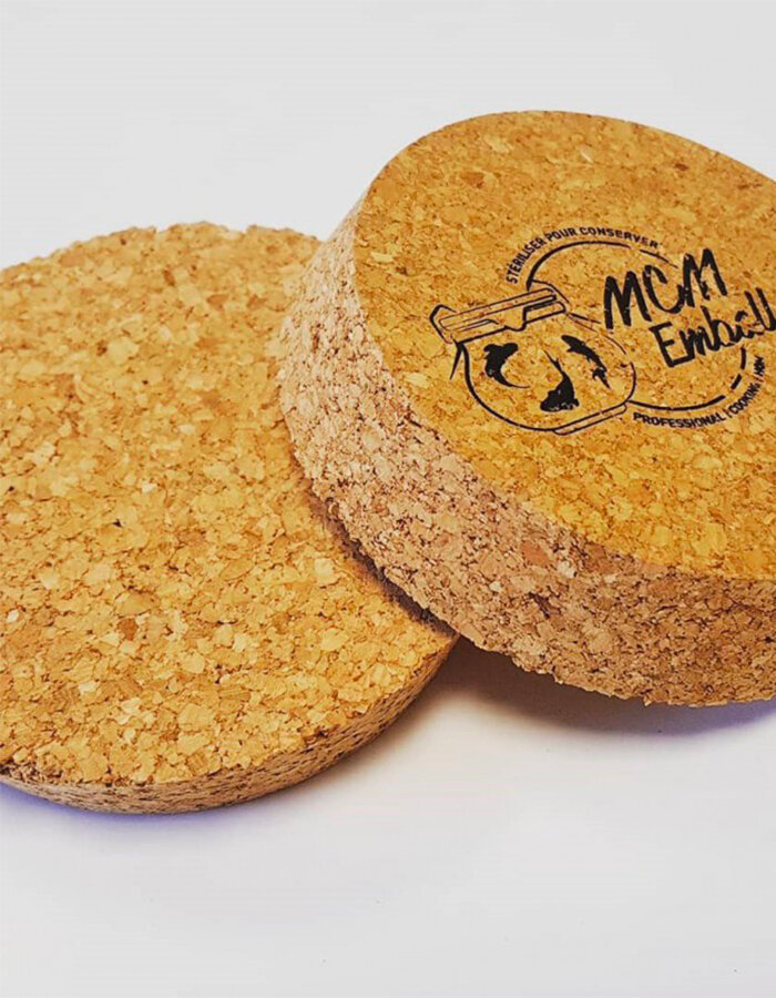 Korková víčka ke sklenicím Weck Ø 80 mm - 6 ks