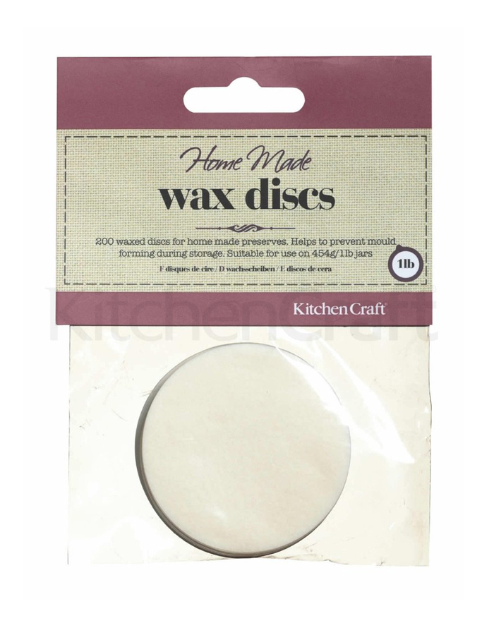 Home Made Pack of 200 Waxed Circles / Discs for 454ml Jars
