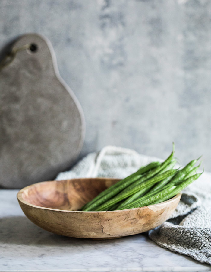 Buddha Bowl z teakového dřeva Ø 25 x 6