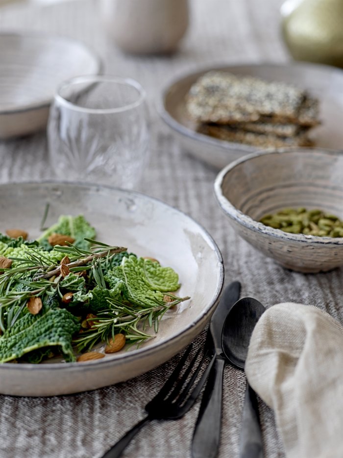 Alia Plate, Rose, Stoneware