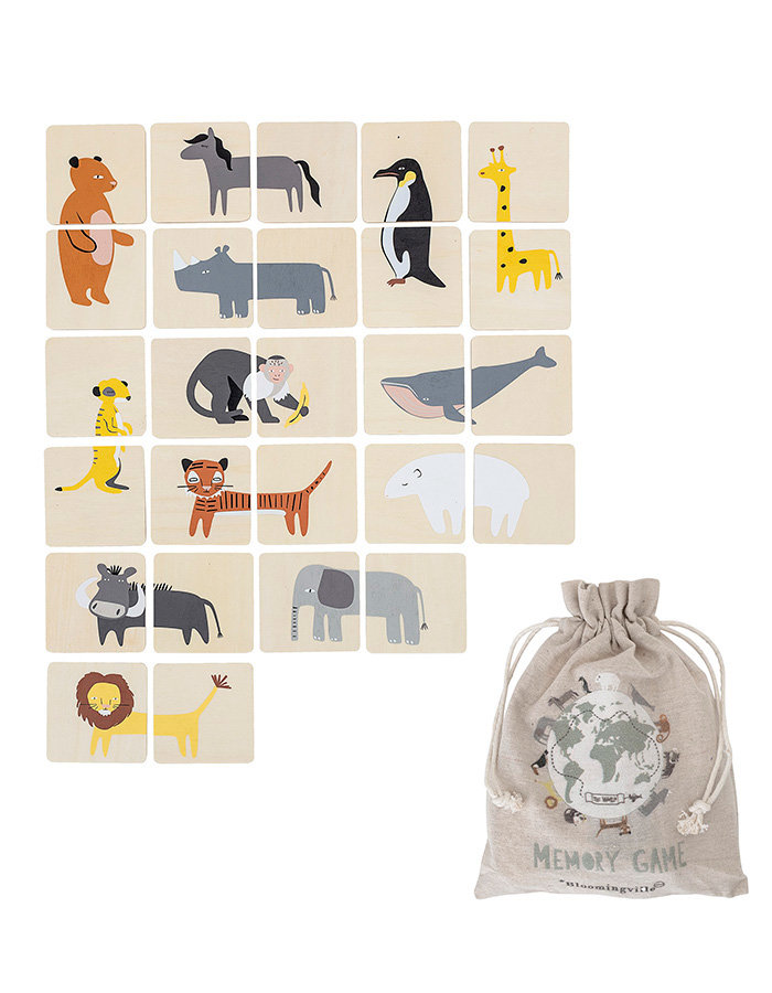 Dřevěné pexeso Animals