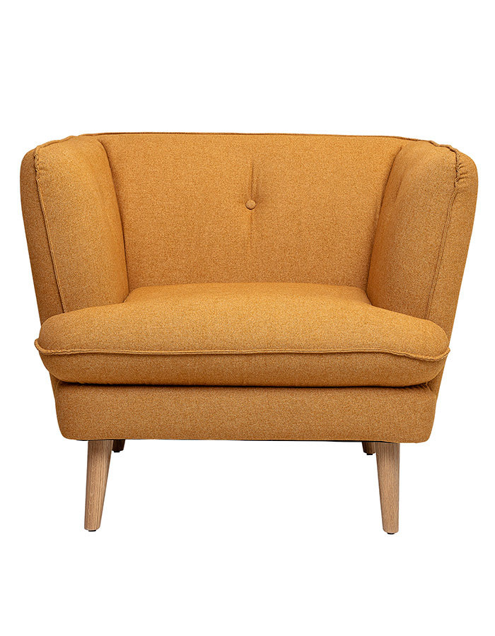 Elliot Chair, Orange, Polyester