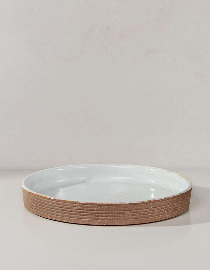 Mali Ribbed Tray White