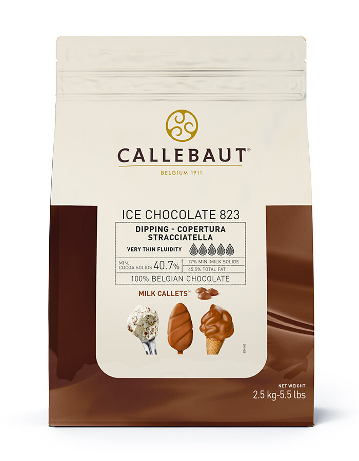 BC ICE Choc Milk / čokoládová poleva mléčná v peckách 2,5 kg