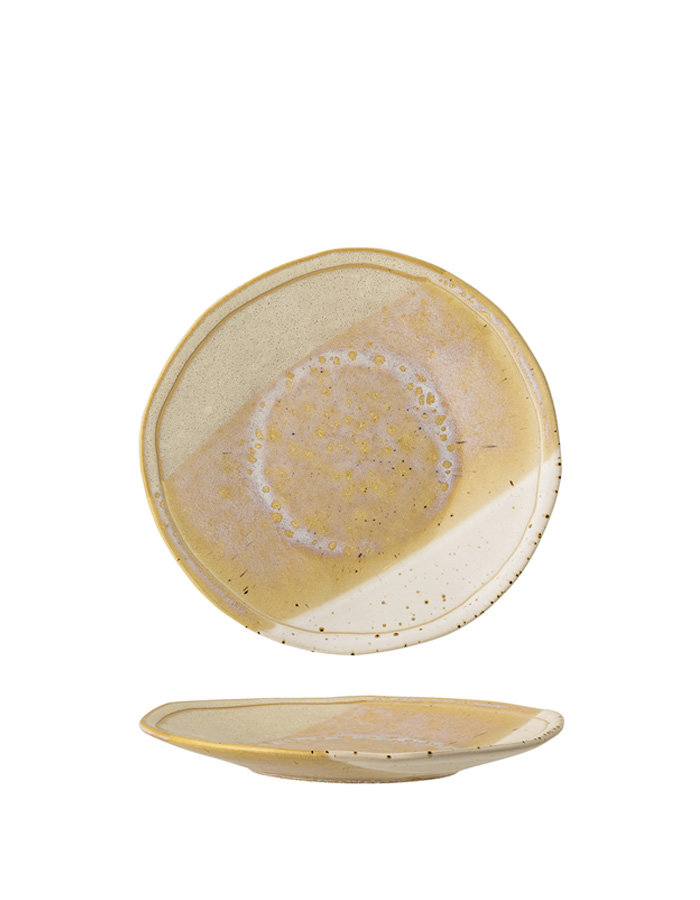 April Plate, Multi-color, Stoneware Ø22 cm