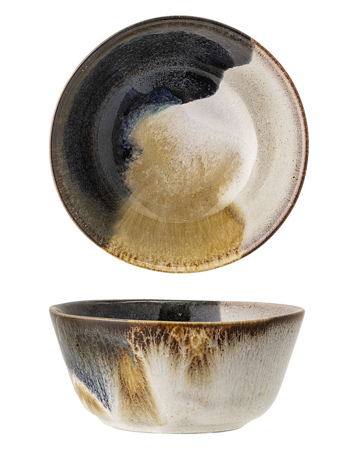 Jules Bowl, Multi-color, Stoneware Ø13 cm