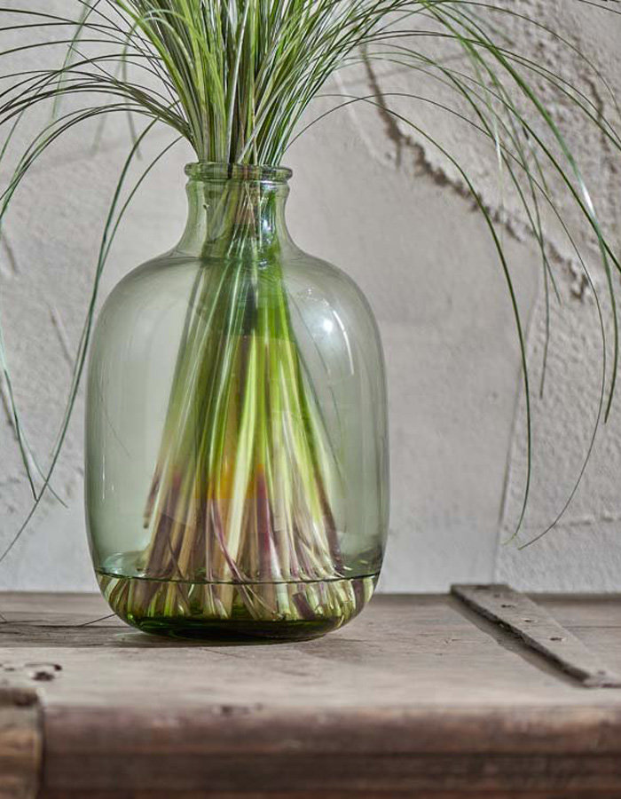 Lua Glass Vase - Green small