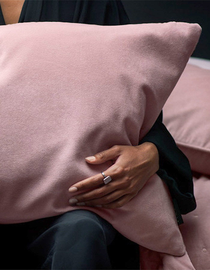 Paolo Cushion Cover, Dusty pink, 50x90