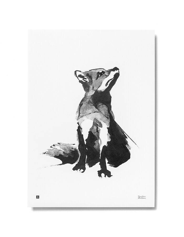 Wall art print Fox