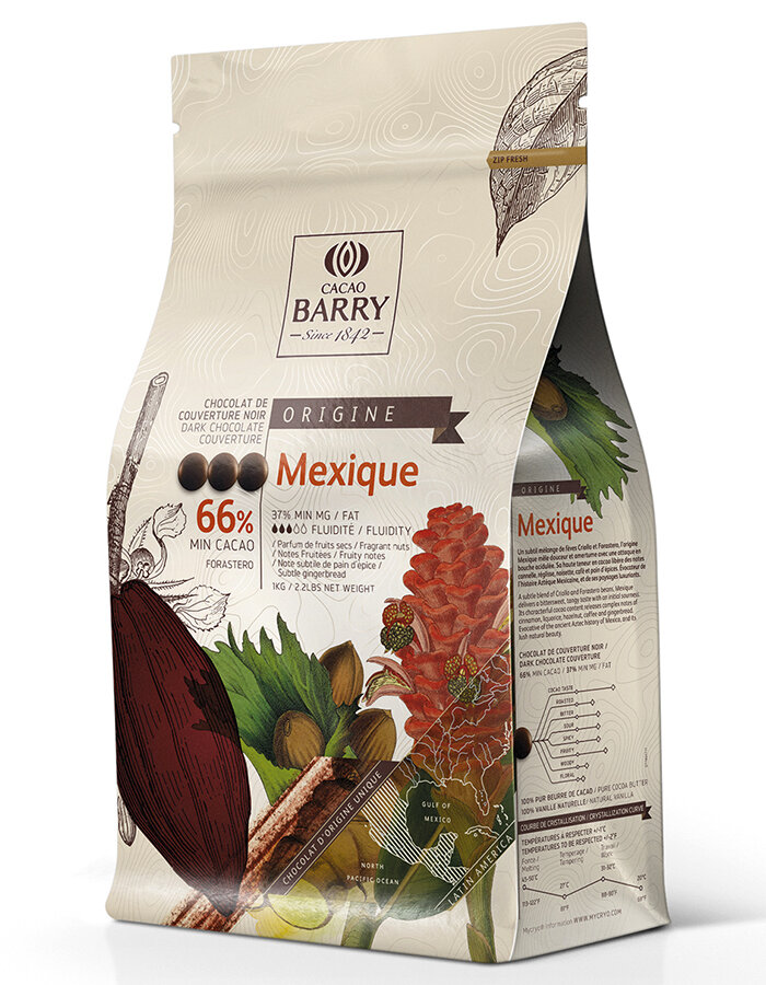Čokoláda MEXIQUE 66% 1 kg Cacao Barry