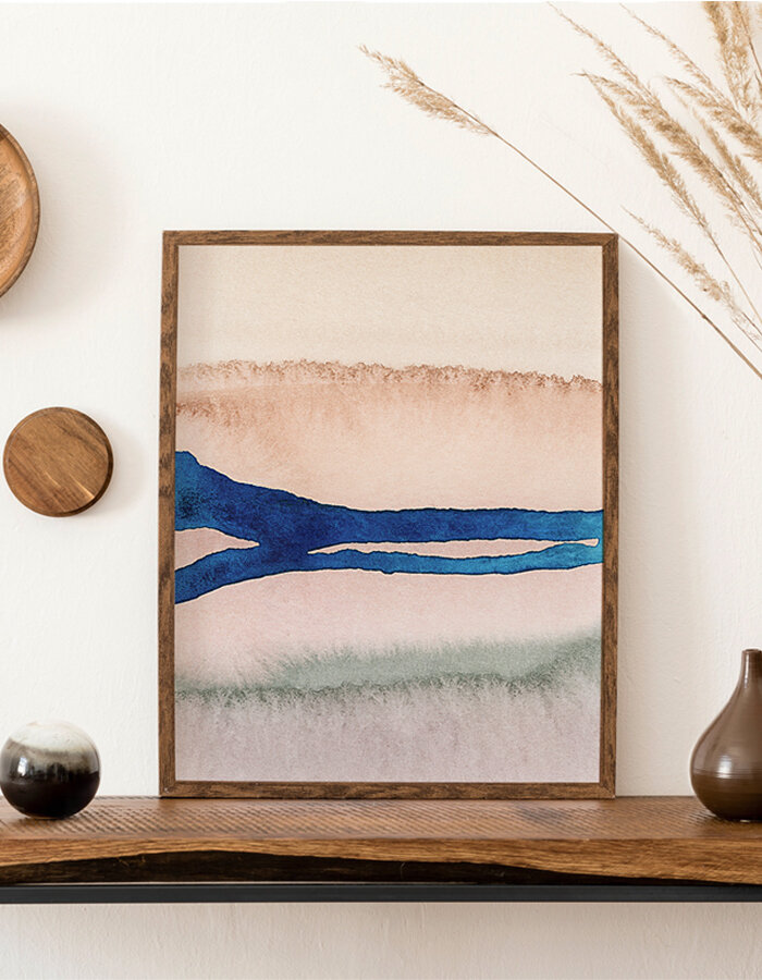 Print aquarelle "Earth"
