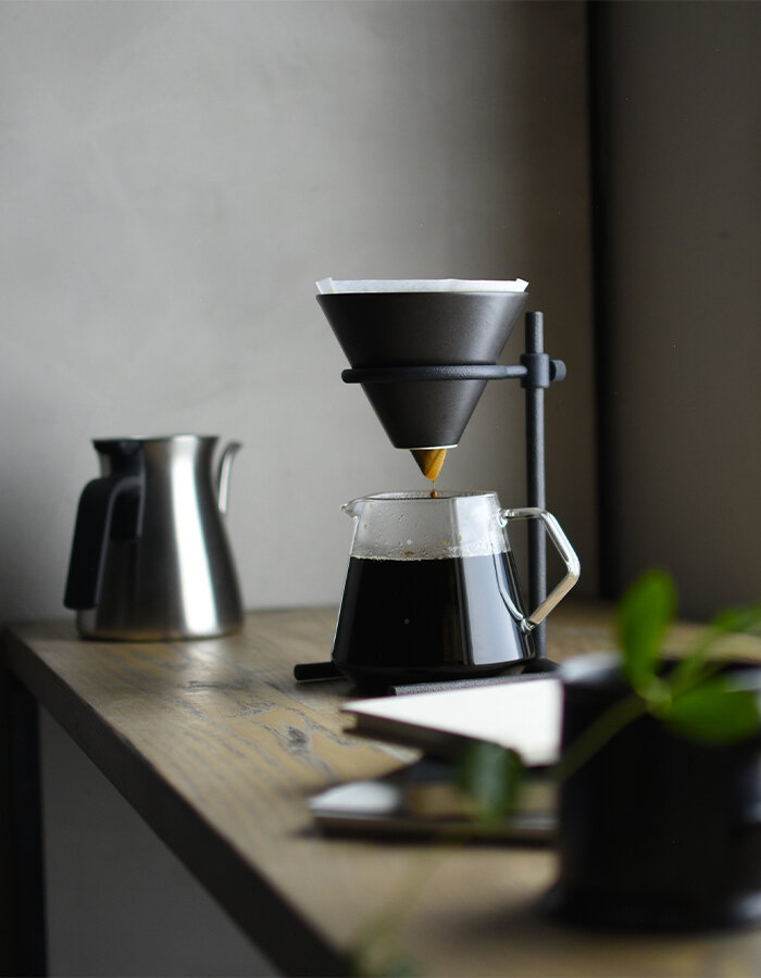 Slow coffee set 4 cups
