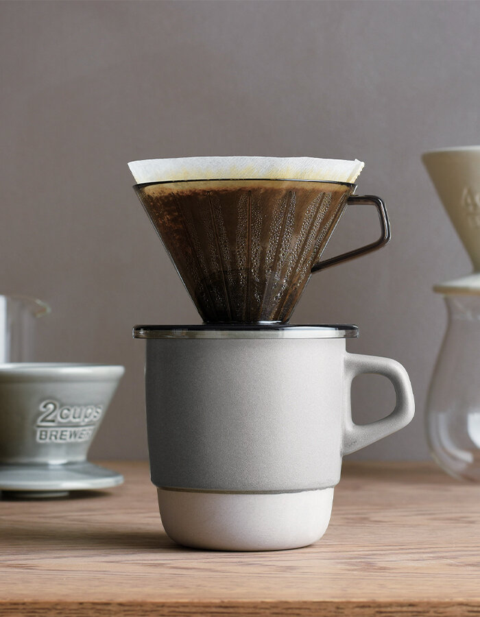 Coffee mug 320 ml gray