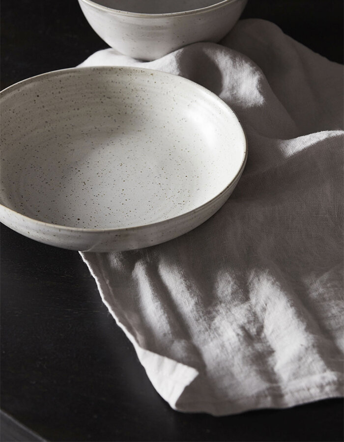 Bowl, Pion, Grey/White Ø 19 cm