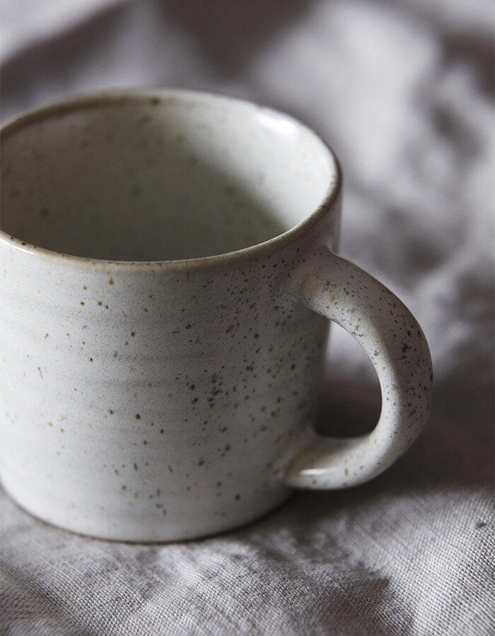 Cup Pion Grey White Ø 6 cm