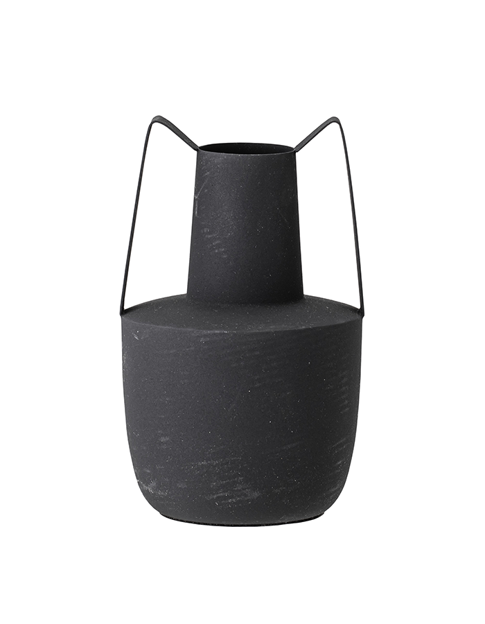Vase Black Metal