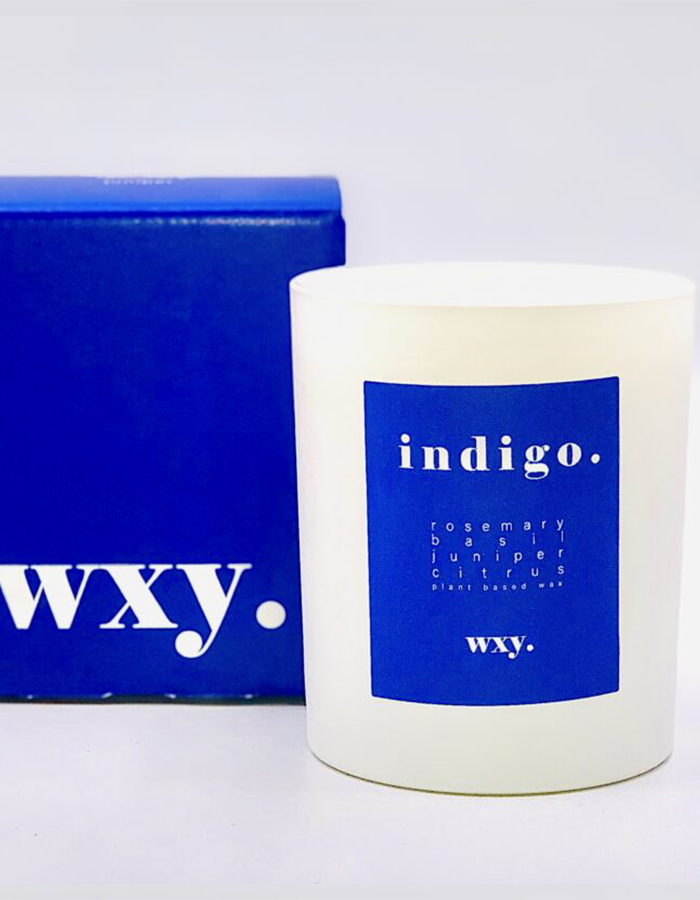 Candle Indigo. Rosemary & Juniper 7 oz.