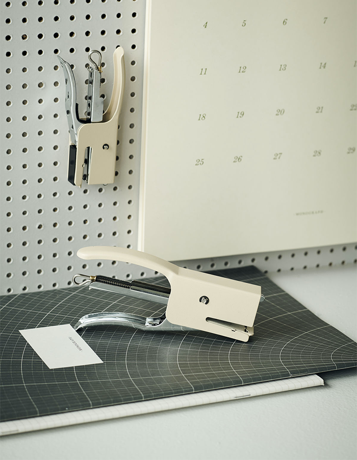 White stapler