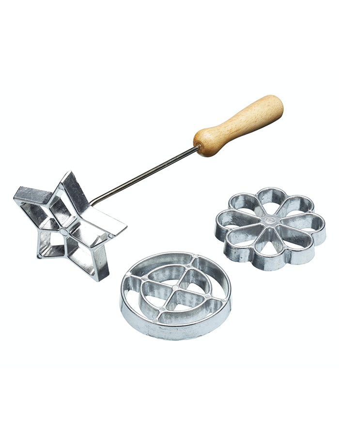 Home Made Swedish Rosette Iron Set