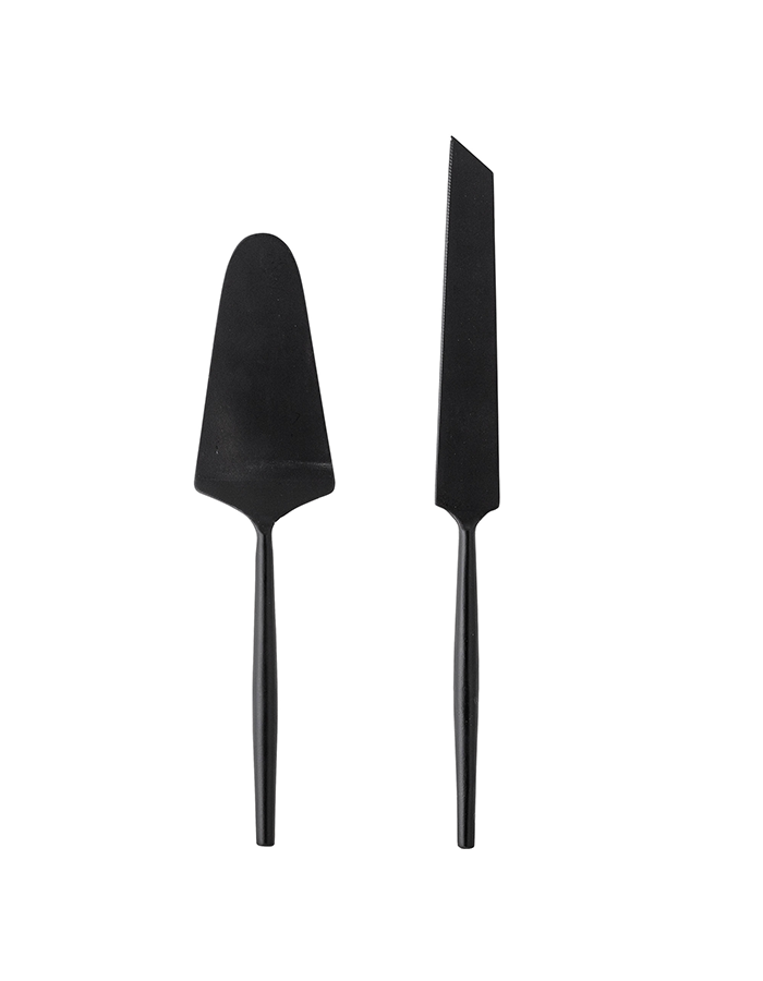 Cake Server Black Stainless Steel