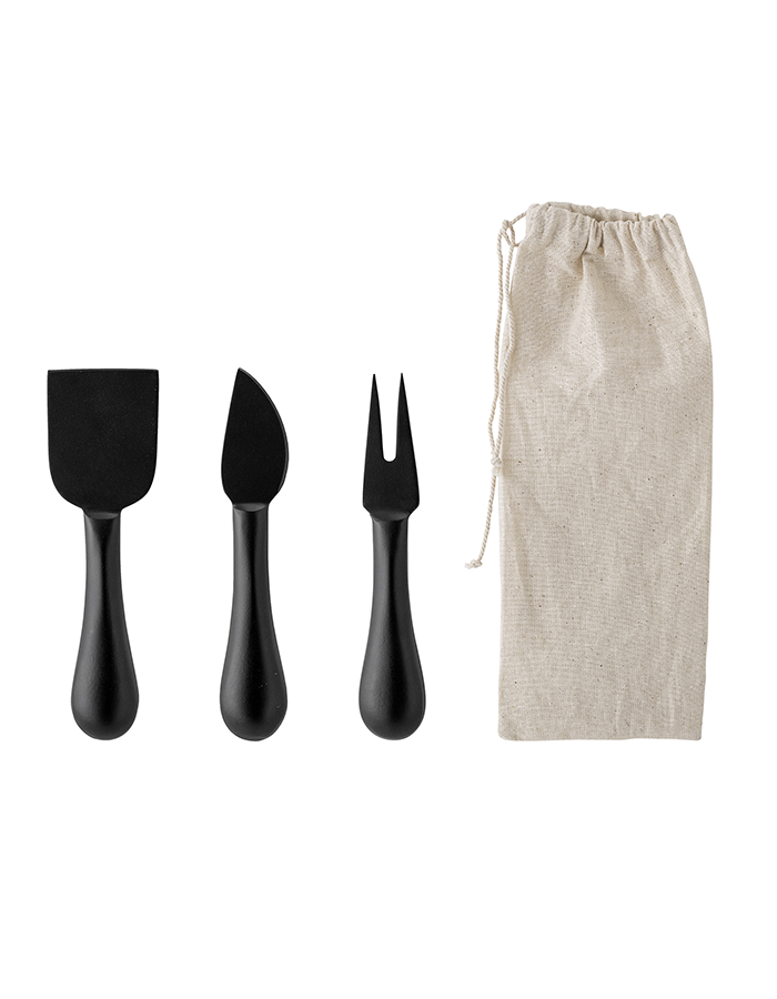 Cheese Utensils Black Stainless Steel