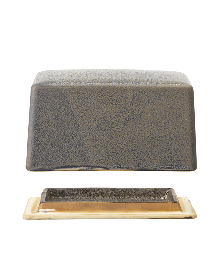 Kendra Butter Box Grey Stoneware
