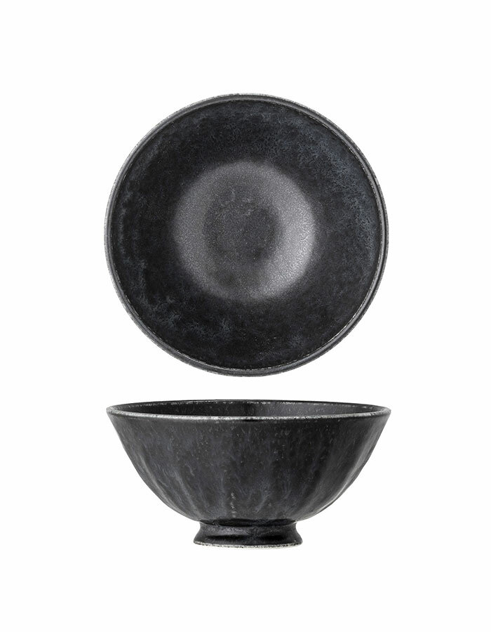 Sada misek Yoko Black Porcelain 4 ks