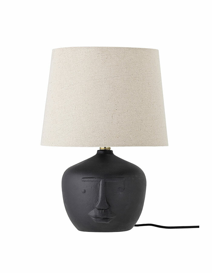 Stolní lampa Matheo Black Terracotta