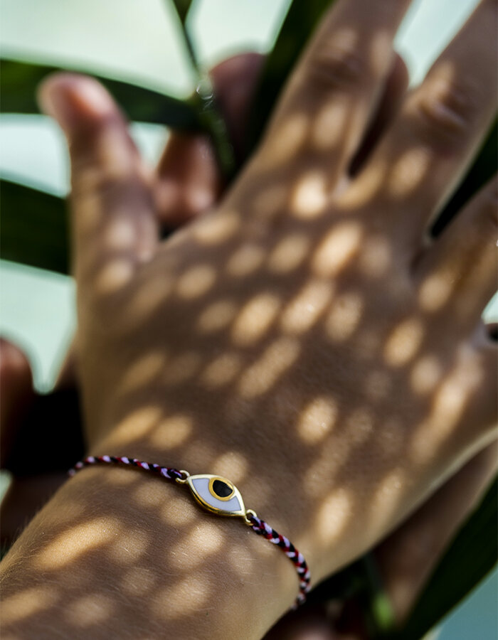 Dětský náramek eye protection bracelet - tridatu/gold