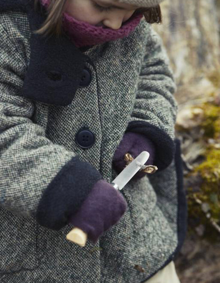 Sada My first OPINEL kapesní nůž + pouzdro na opasek