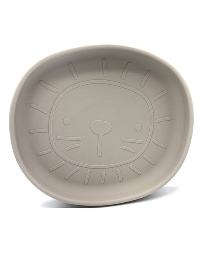 Kids silicone plate Lion Sand
