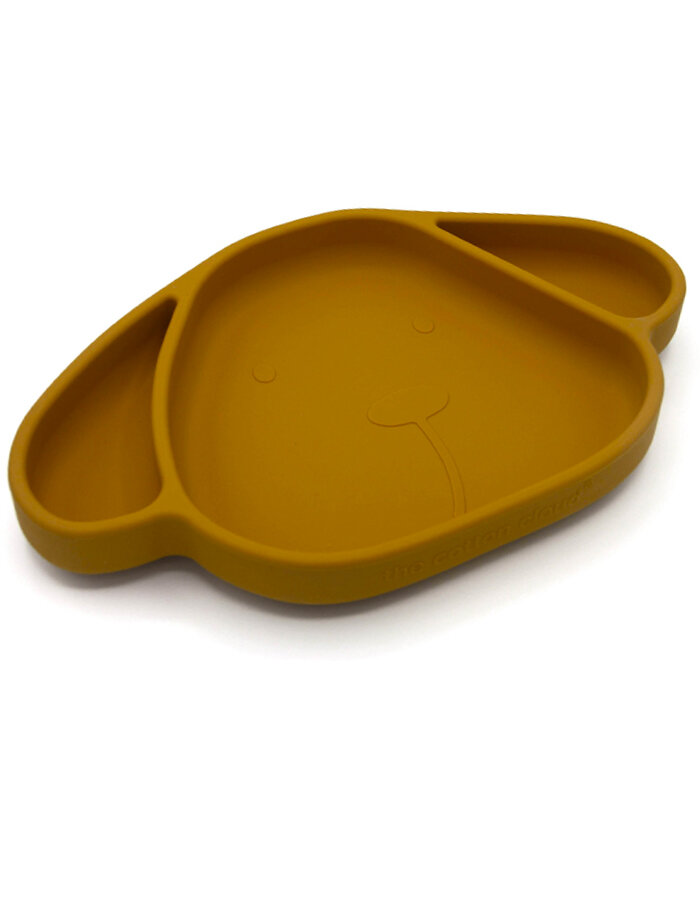 Dětský silikonový talířek Pes Honey