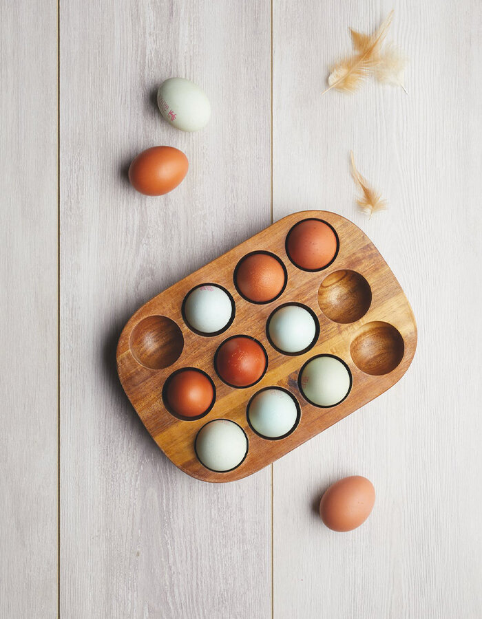 KitchenCraft Natural Elements Egg Rack