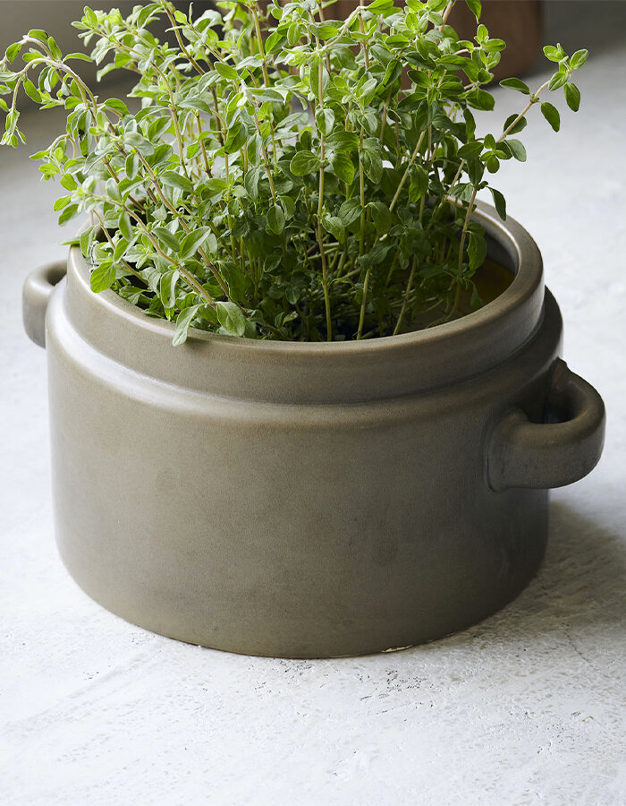 Planter Bundi Brown Ø: 26 cm