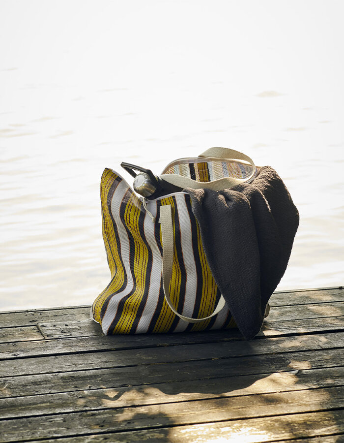 Shopper Recy, Yellow/Brown