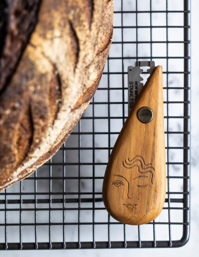 Bread Lame teak wood Face