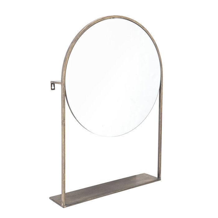 Hayley Mirror Brass Metal