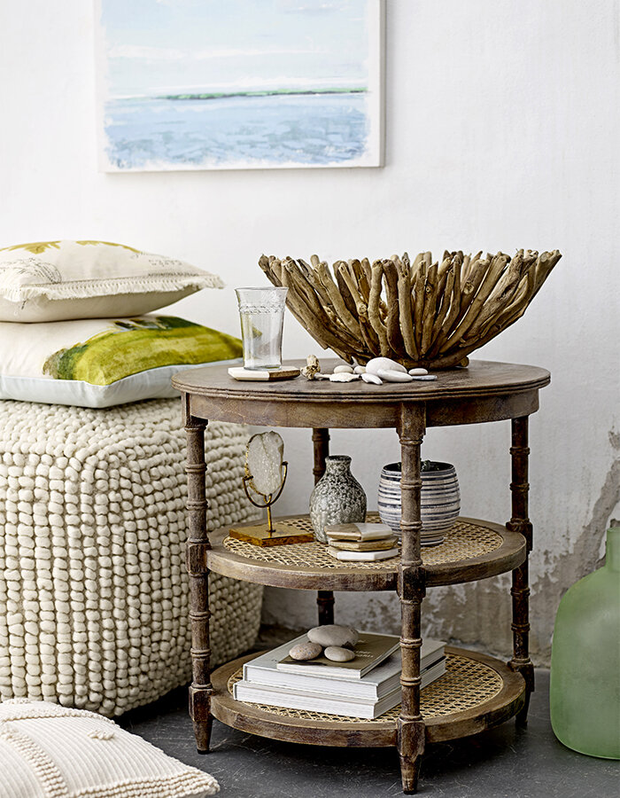 Suna Pouf Nature Wool