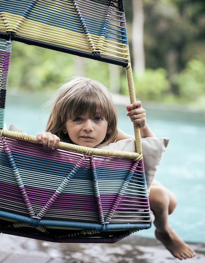Coronado Hanging Chair Red