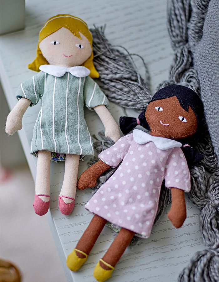 Hella & Stella Doll Purple Cotton