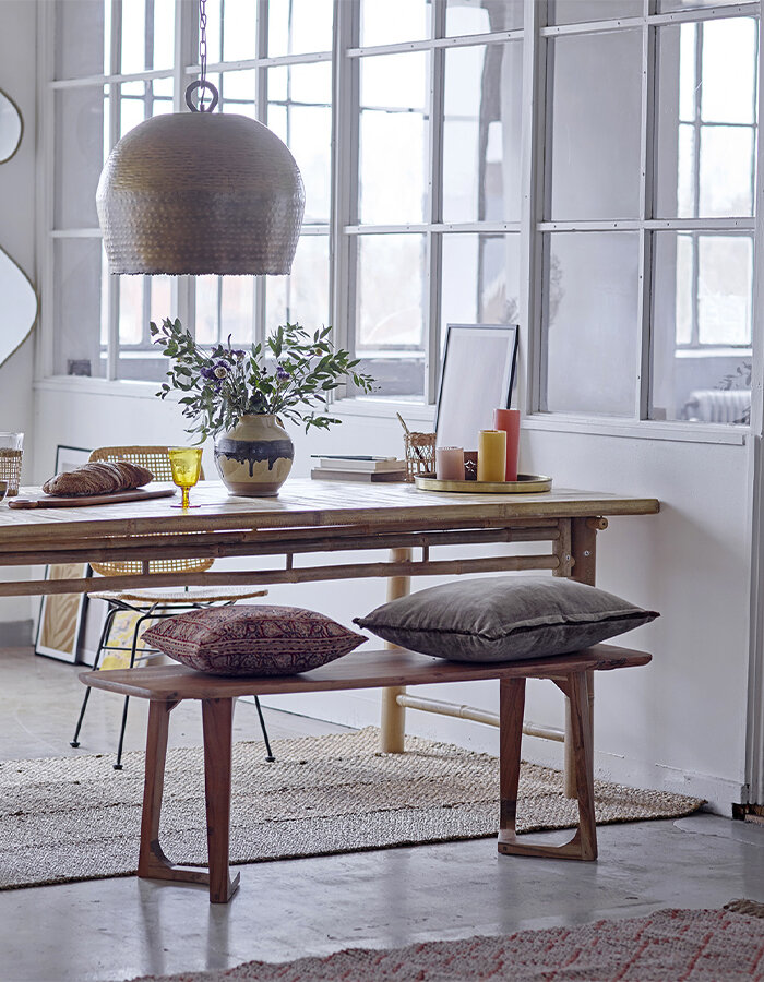 Luie Bench Brown,Acacia