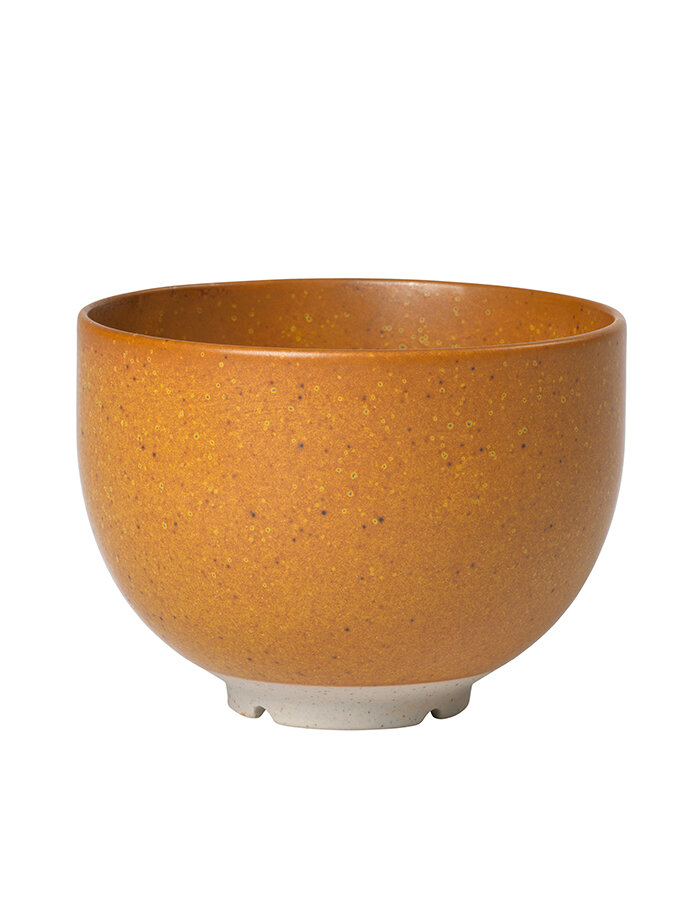 Bowl Eli Stoneware Caramel Brown