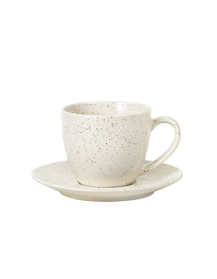 Cup with saucer Nordic Vanilla