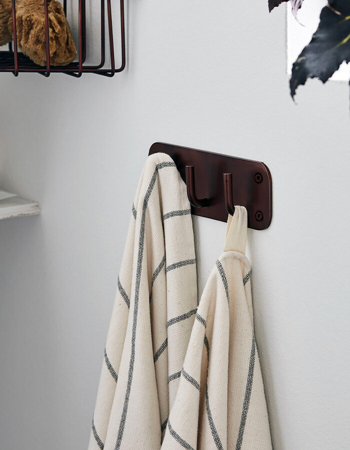 Rack Pati Browned brass