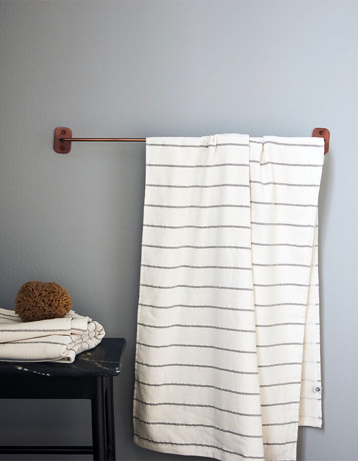 Towel rail Pati Browned brass 60 x 6 cm