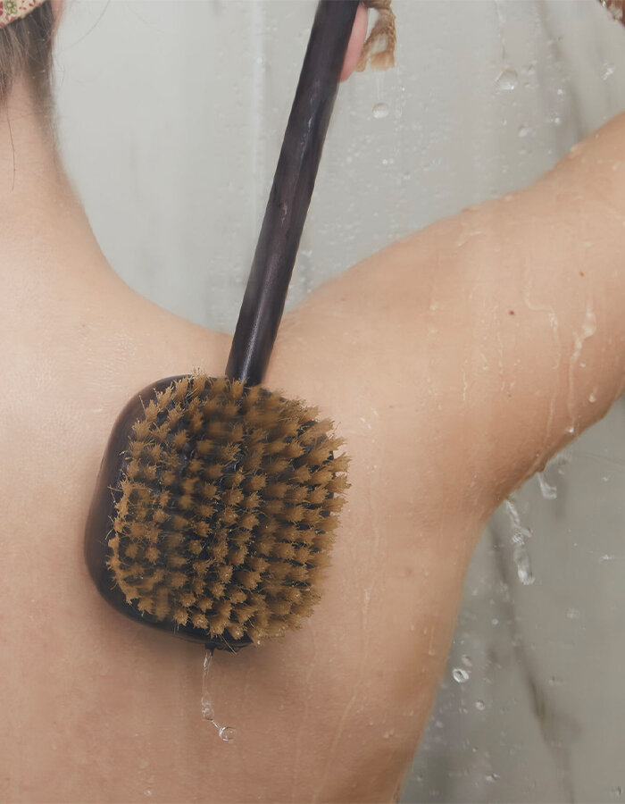 Body brush with handle Borago
